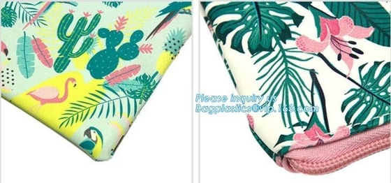 bolsa cosmética del logotipo 12oz del algodón de encargo de la lona, bolsa al por mayor de la cremallera de la lona de la moda de la fábrica de China para el sacket de los cosméticos