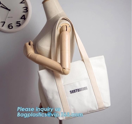 La aduana al por mayor del precio de fábrica imprimió 12OZ la lona de algodón Tote Bag, lona de algodón natural B de la playa de Eco del tamaño de la norma de color
