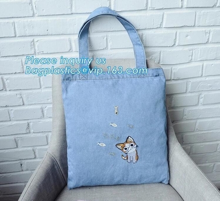 Logo Canvas Bag impreso, Tote Bag, bolso de la playa, bolso llano de alta calidad de la lona de la bolsa de asas de la lona del ustom, vagos de la lona de algodón de la moda