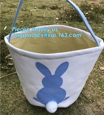 Cesta de la lona del conejo, paquete llano original barato del bagease del bolso de la lona de algodón de las compras 8oz 10oz del lema de encargo del logotipo de la promoción