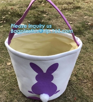 Cesta de la lona del conejo, paquete llano original barato del bagease del bolso de la lona de algodón de las compras 8oz 10oz del lema de encargo del logotipo de la promoción