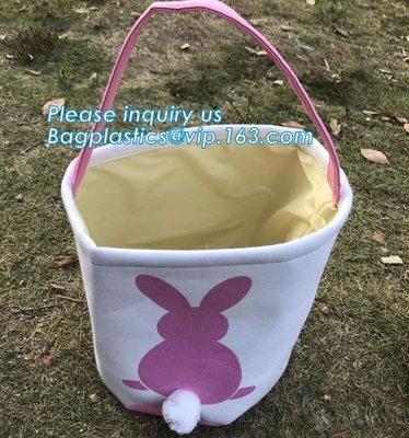 Cesta de la lona del conejo, paquete llano original barato del bagease del bolso de la lona de algodón de las compras 8oz 10oz del lema de encargo del logotipo de la promoción