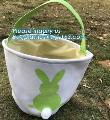 Cesta de la lona del conejo, paquete llano original barato del bagease del bolso de la lona de algodón de las compras 8oz 10oz del lema de encargo del logotipo de la promoción