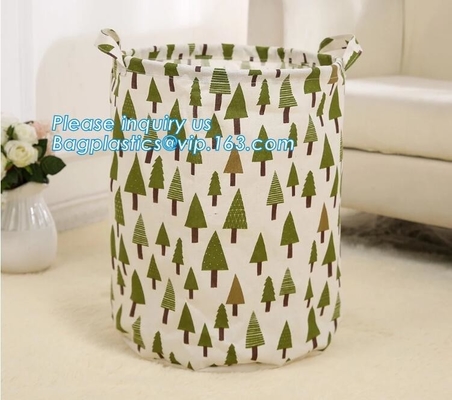Cesta tejida de la cuerda del algodón del diseño del color de encargo hecho a mano de las cestas del almacenamiento nueva, cesta plegable del almacenamiento de la lona, bolsos del lavadero