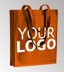 Lona de algodón promocional Tote Bag, Tote Shopping Bag, bolso de la lona, algodón de Logo Printed Custom Organic Calico del tamaño estándar