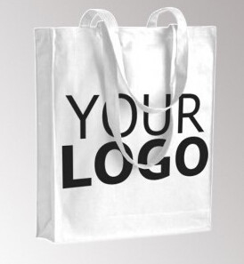 Lona de algodón promocional Tote Bag, Tote Shopping Bag, bolso de la lona, algodón de Logo Printed Custom Organic Calico del tamaño estándar