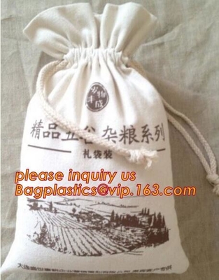 Los bolsos de compras impresos amistosos del algodón de Eco con la mano, llano en blanco natural reciclaron el totalizador de lino b de la lona del bolso del algodón que hacía compras