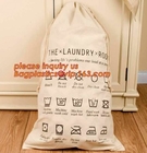 Lavadero orgánico biodegradable del algodón del bebé el 100% de la lona de nylon paquete grande del lavadero del lazo del algodón