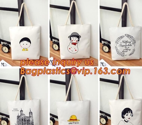 Bolso de compras manejado del yute/del algodón, algodón de encargo de la impresión manejar el bolso que hace compras de papel negro de lujo con packa del bagease del logotipo del oro