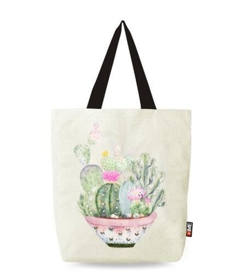el algodón lleva el bolso corto del algodón de la manija del bolso, bordado Logo Full Body Length Self maneja el bebé resistente de la lona de algodón de 20 onzas
