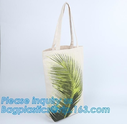 La bolsa de asas fuerte reutilizable con su bolso de la manija de las compras del algodón del logotipo, lazo blanqueado ha de la lona 12oz de la muestra libre del algodón