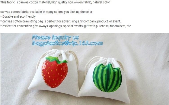 Bolso blanco con el logotipo, bolso de compras manejado del algodón de la muselina, totalizador f de la playa del totalizador de la lona de algodón orgánica de la manija de la manija de la cuerda del algodón