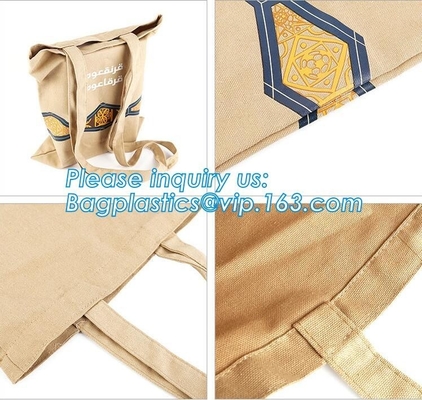 El lazo promocional de la lona de algodón pequeño recicla el bolso/las bolsas de empaquetado, algodón 100% de Logo Natural Cloth Small Drawstri