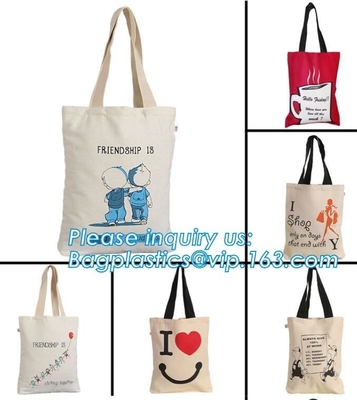 Algodón nupcial manejado de cuero Tote Bag, del partido del oro lona 100% de la manija del llano del logotipo del OEM del algodón Tote Bag, logotipo de encargo Ca de la impresión