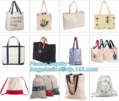 Algodón nupcial manejado de cuero Tote Bag, del partido del oro lona 100% de la manija del llano del logotipo del OEM del algodón Tote Bag, logotipo de encargo Ca de la impresión