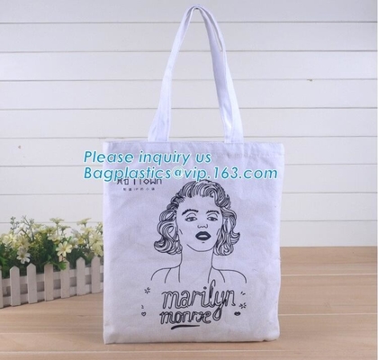 Bolso reciclable de doble uso del algodón del hombro de la manija que hace compras, totalizador manejado blanco por encargo b de la lona de algodón 12oz del fabricante
