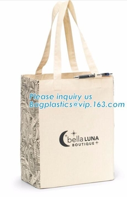 Bolso reciclable de doble uso del algodón del hombro de la manija que hace compras, totalizador manejado blanco por encargo b de la lona de algodón 12oz del fabricante