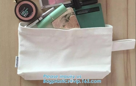 bolsos largos del algodón de la manija del bolso blanco del algodón buenos para el ambiente, bagease promocional del bolso de la manija de la bolsa de asas de compras del algodón