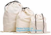 La lona de algodón Eco reutilizable del lazo empaqueta el bolso de compras el M100% natural