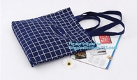 Tote Heavy Duty Plastic Bags manejó la lona de algodón Tote Fancy Eco Friendly Fashion