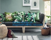 La última impresión de Digitaces del diseño de la hoja tropical, amortigua para cubrir las cubiertas decorativas de la almohada