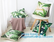 La última impresión de Digitaces del diseño de la hoja tropical, amortigua para cubrir las cubiertas decorativas de la almohada