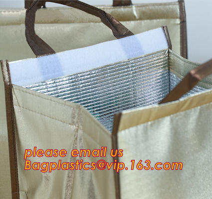 los bolsos de encargo promocionales del aislamiento del precio de fábrica del bolso del refrigerador, extra grande suave aislaron therma elegante del bolso del almuerzo de los niños