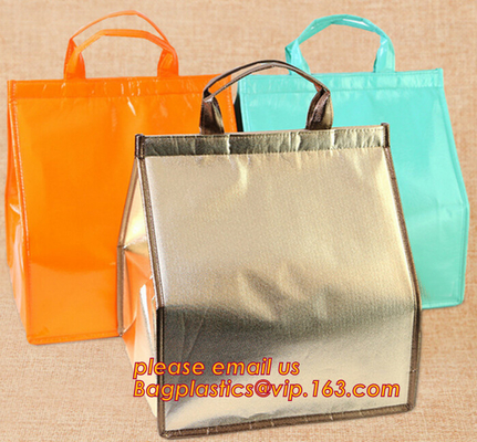 los bolsos de encargo promocionales del aislamiento del precio de fábrica del bolso del refrigerador, extra grande suave aislaron therma elegante del bolso del almuerzo de los niños