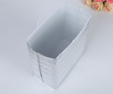 portador de la manija, bolso para el mercado japonés, bolso termal f del almuerzo del papel de aluminio de la comida del aislamiento térmico del aislamiento del refrigerador del almuerzo