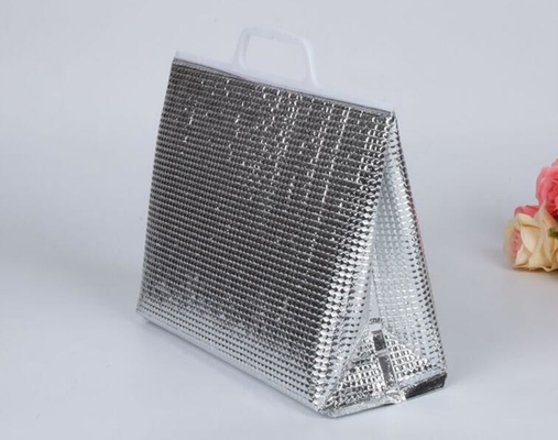 portador de la manija, bolso para el mercado japonés, bolso termal f del almuerzo del papel de aluminio de la comida del aislamiento térmico del aislamiento del refrigerador del almuerzo