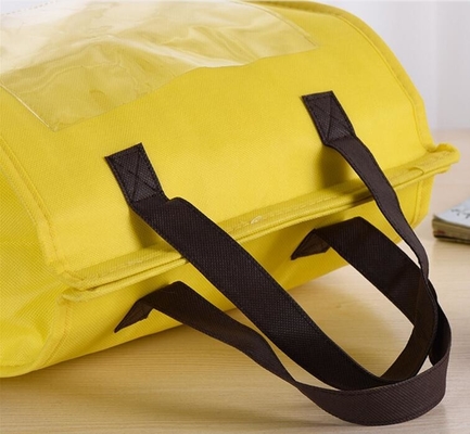 El bolso laminado no tejido del refrigerador del aislamiento térmico de la pizza, almuerzo del nilón de la moda empaqueta una caja más fresca del aislamiento termal de los bolsos