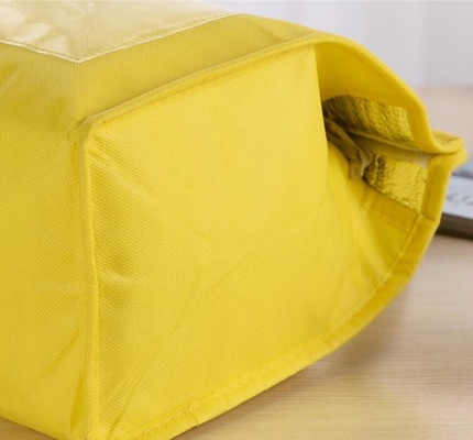 El bolso laminado no tejido del refrigerador del aislamiento térmico de la pizza, almuerzo del nilón de la moda empaqueta una caja más fresca del aislamiento termal de los bolsos