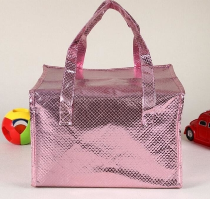 Bolso comercial vendedor caliente de la entrega de la comida del refrigerador grueso superior del aislamiento del logotipo de encargo del OEM, aluminio no tejido promocional
