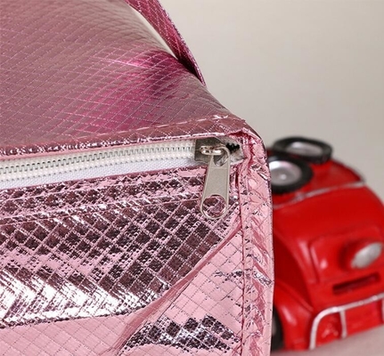Bolso comercial vendedor caliente de la entrega de la comida del refrigerador grueso superior del aislamiento del logotipo de encargo del OEM, aluminio no tejido promocional