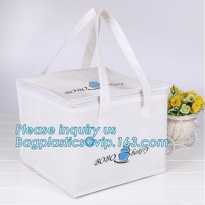 Bolso de la entrega de la comida - calidad comercial superior hecha para acomodar las bandejas frotantes del mismo tamaño del vapor - bageas gruesos del aislamiento
