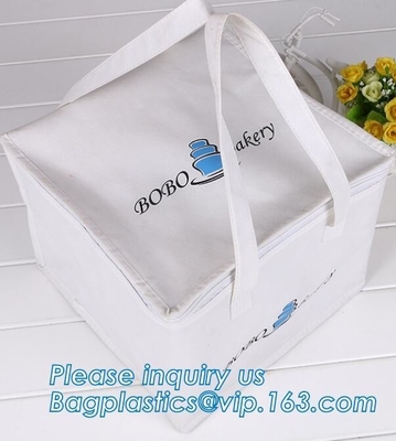 Bolso de la entrega de la comida - calidad comercial superior hecha para acomodar las bandejas frotantes del mismo tamaño del vapor - bageas gruesos del aislamiento