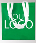 Bolso no tejido reciclable de alta calidad de Logo Printed Grocery Tote Bag de la aduana, precio bajo que imprime los BOLSOS de Logo Promotional, A