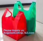 Bolso barato impreso plegable de Tote Fabric Recyclable Non Woven de la ropa del regalo promocional de encargo, bagplastics, bagease, paquete,