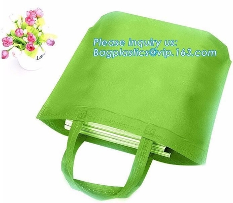 Bolso no tejido laminado promocional en línea al por mayor con el bolso no tejido de calidad superior, promocional del spunbond del bolso de la pantalla de seda