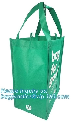 Las ventas al por mayor forman el bolso no tejido blanco vendedor superior del totalizador, bolso no tejido plegable, bolso que hace compras no tejido, bagplastics,