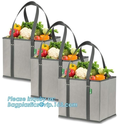 bolsos tejidos pp, caja no tejida, caja de almacenamiento, caja fácil de la carga, diseño de la caja, caja de la manija, una caja más gruesa, caja del ultramarinos, cajas de la oficina