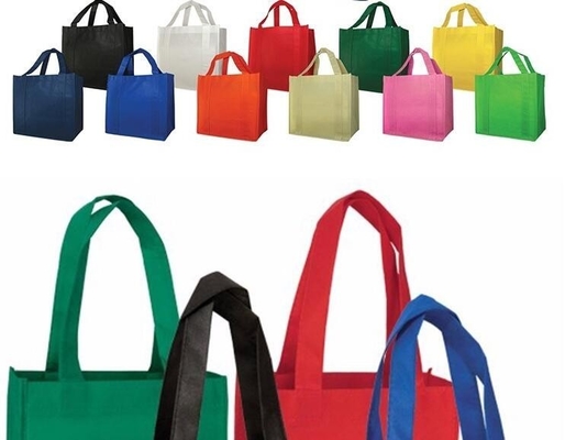 Bolsos imprimibles tejidos Carry Bag Wholesale Non no tejidos negros del bolso de las compras de la tela de la obra clásica con la manija, compañía, limitada