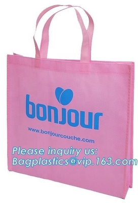 El bolso no tejido del logotipo de encargo, impresión no tejida del bolso, bolso tejido para el vino, lustre de alta calidad colorido laminó la aduana no w