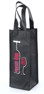 El bolso no tejido del logotipo de encargo, impresión no tejida del bolso, bolso tejido para el vino, lustre de alta calidad colorido laminó la aduana no w