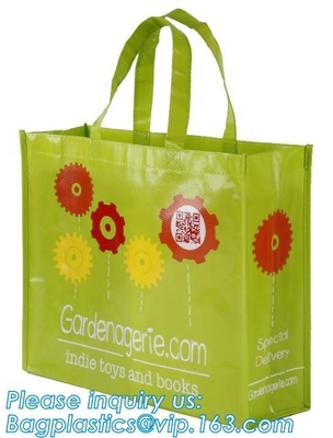 El bolso no tejido del logotipo de encargo, impresión no tejida del bolso, bolso tejido para el vino, lustre de alta calidad colorido laminó la aduana no w