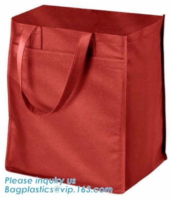 Sublimación de encargo del nuevo diseño que imprime los bolsos no tejidos de Rpet, bolso no tejido aislado no tejido portátil al aire libre de las compras