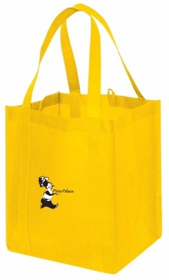 Venta al por mayor no no tejida superior del bolso del polipropileno de las ventas, compras de encargo recicladas baratas vendedoras superiores pp del totalizador del ultramarinos de la impresión