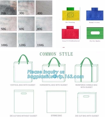 El totalizador respetuoso del medio ambiente PP maneja el bolso no tejido para las compras, calidad de la fábrica modificó el bolso para requisitos particulares que hace compras no tejido N respetuosa del medio ambiente