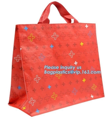 El bolso que hace compras plegable reutilizable promocional no tejido plegable de encargo del bolso, totalizador que hace compras de encargo recicla polypropy reutilizable