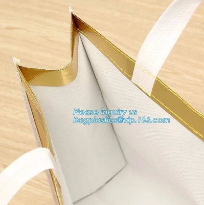 el bolso no tejido barato del sellado caliente de la promoción, el bolso no tejido promocional más barato de la impresión, todo el color laminó alta marca no